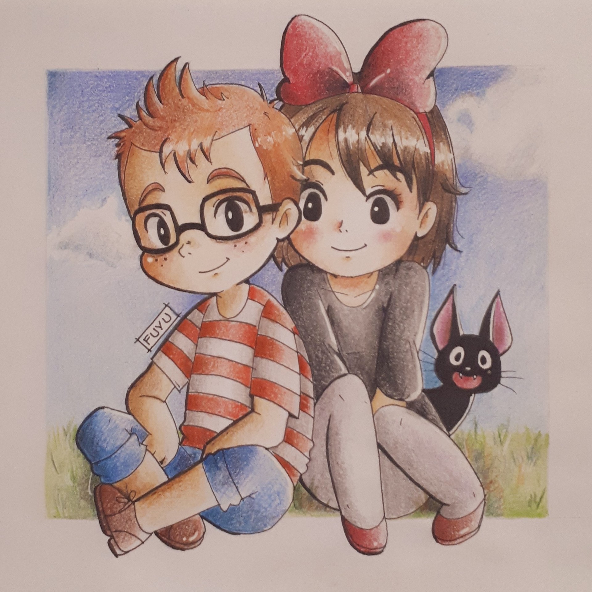 Fuyuki Kiki Tombo Jiji Kiki is cute, the animation is pleasant, and overall it just feels good to look at. fuyuki kiki tombo jiji