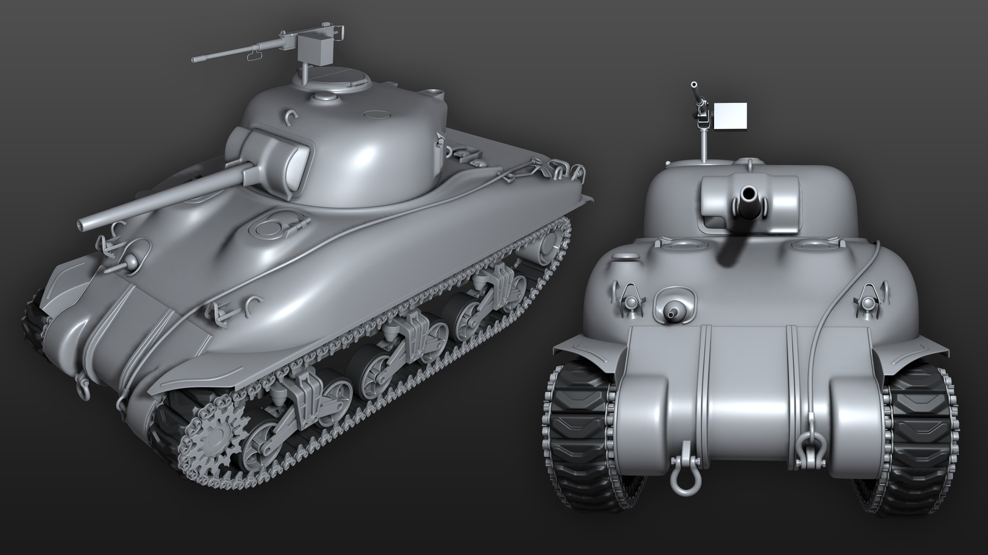 (W.I.P) M4A1 Sherman Cast Hull.