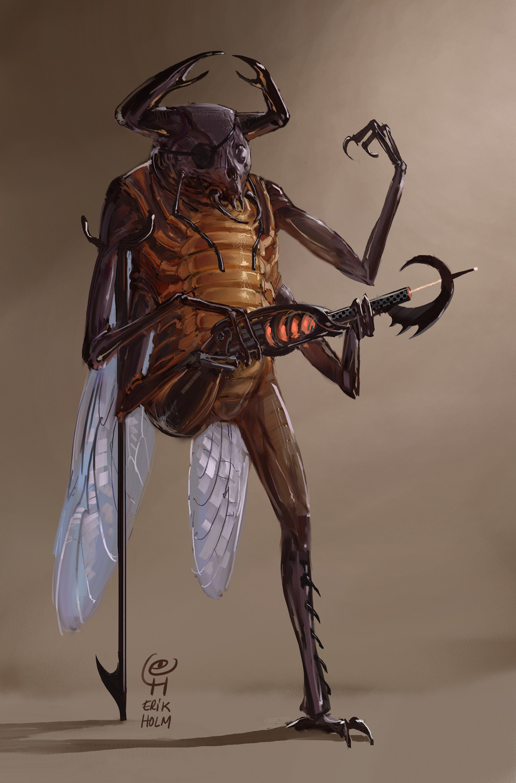 Artstation Space Bug Pirate Erik Holm Artstation Space Bug Pirate Erik Holm