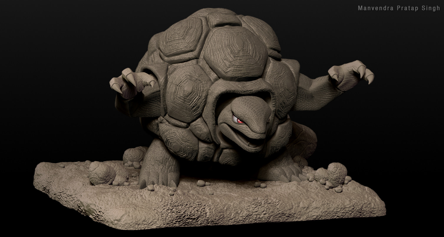 Artstation Golem Pokemon