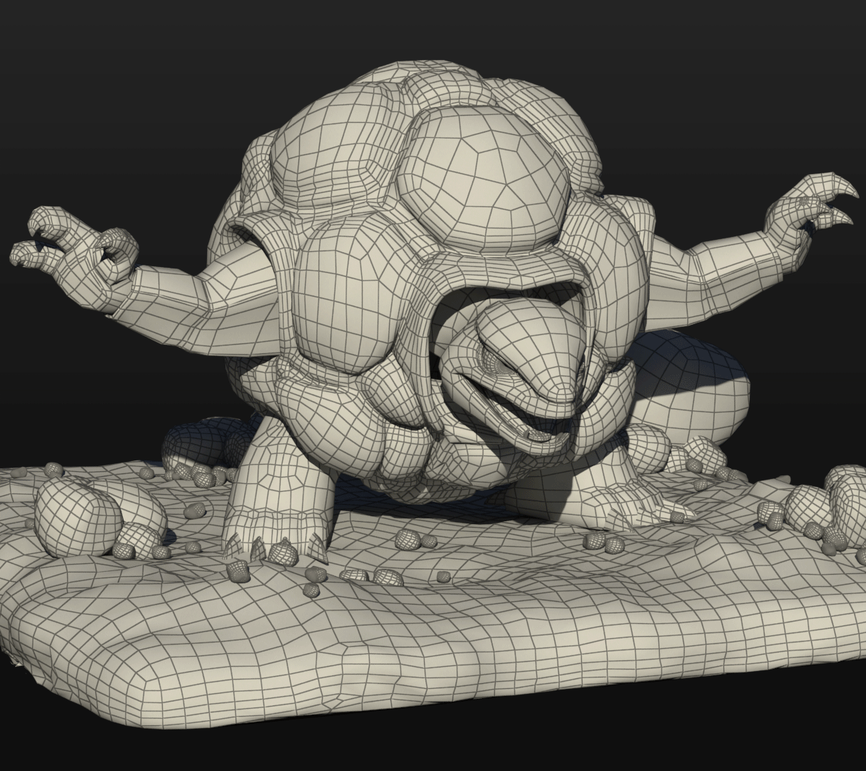 Artstation Golem Pokemon