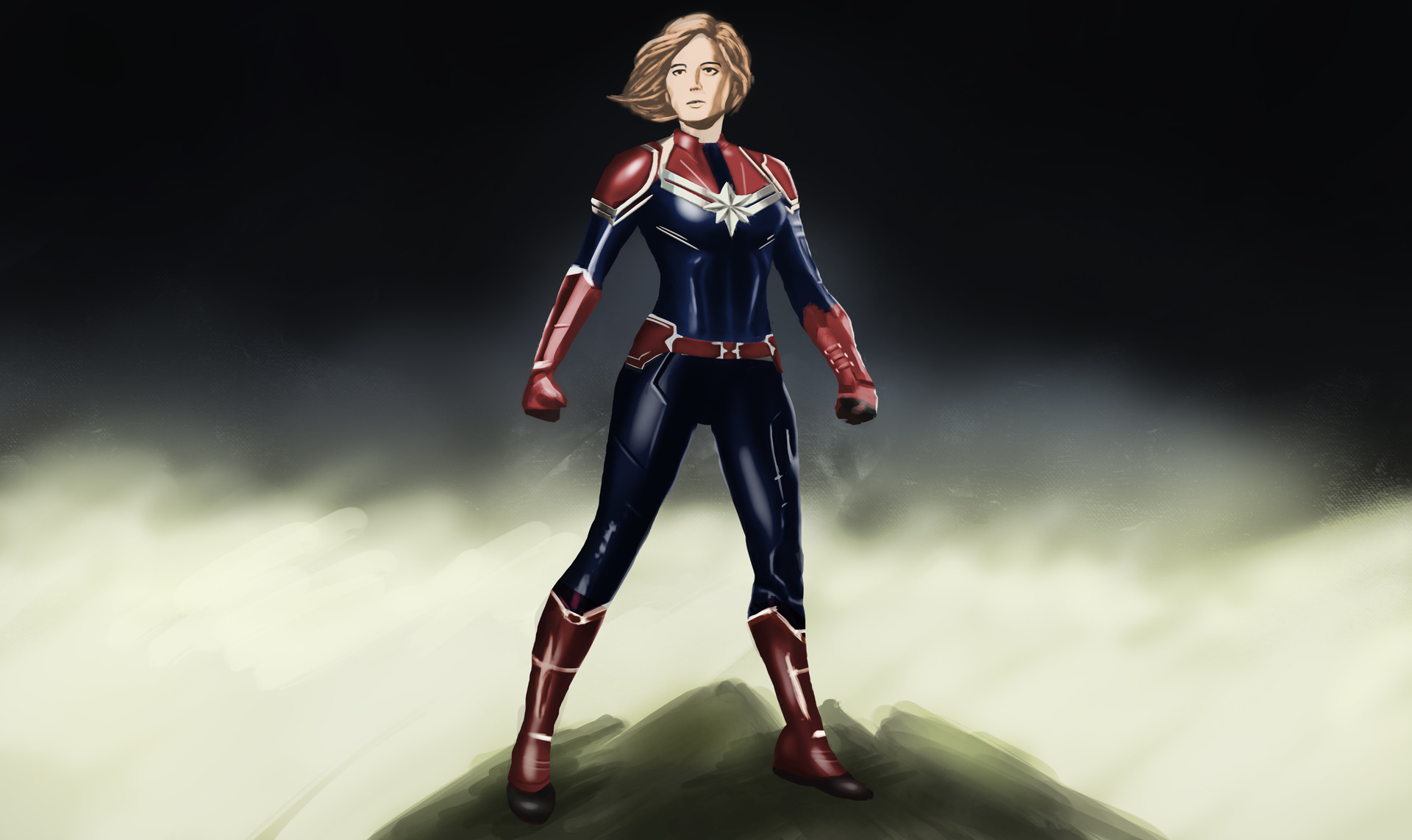 Artstation Captain Marvel Concept Art