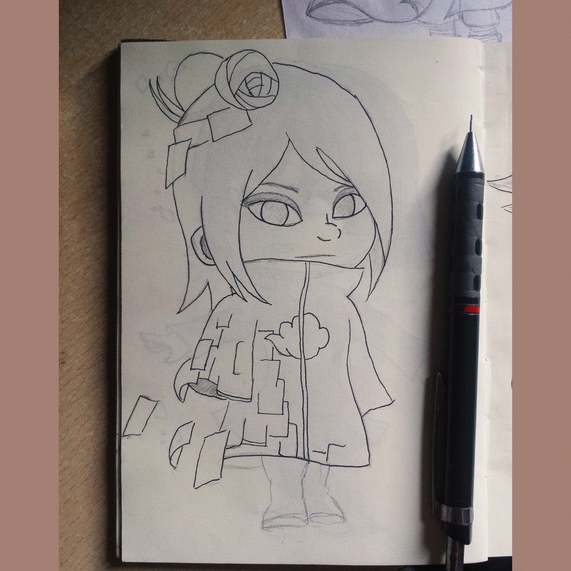 Artstation Konan Akatsuki Naruto Shippuden Raed D Artist