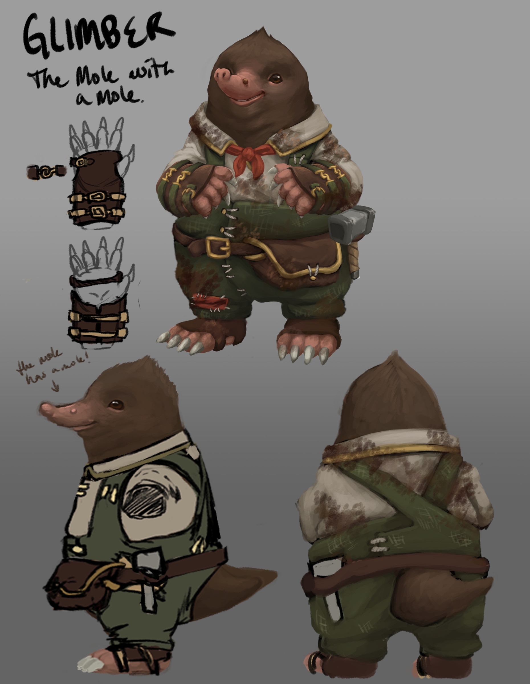 ArtStation Redwall Moles
