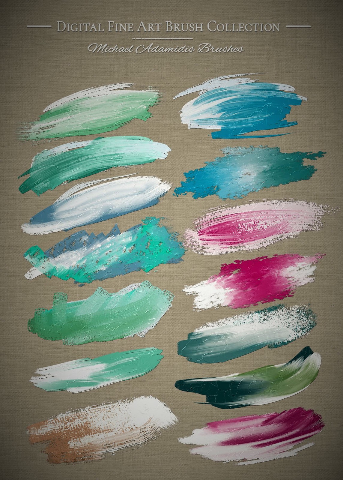 A glimpse of Brush Strokes example