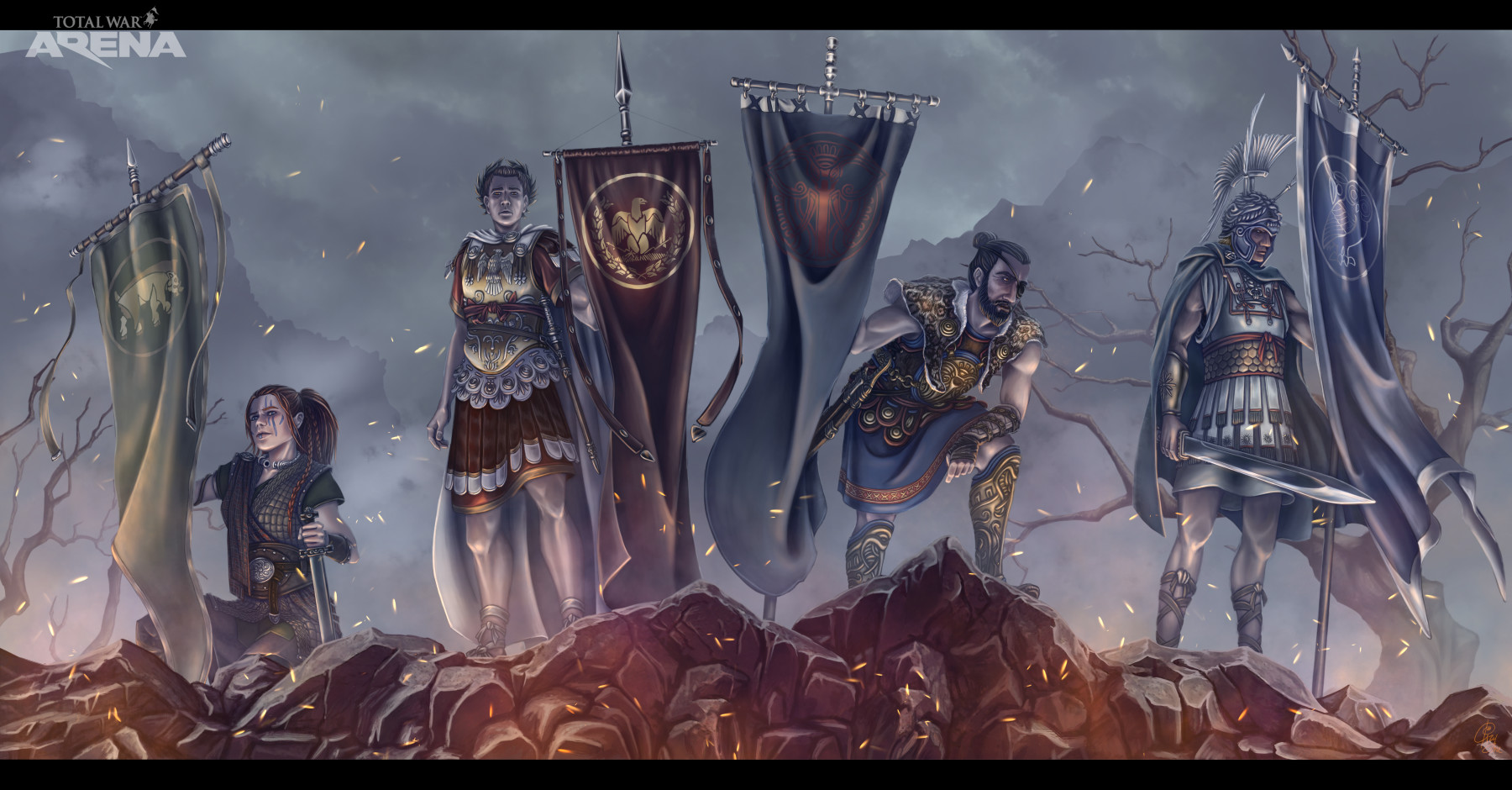 Artstation Illustrations Total War Arena Kseniya Dol