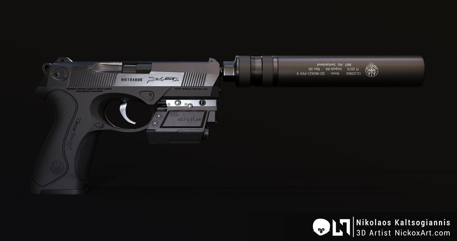 With Silencer and Laser / Flashlight Combo