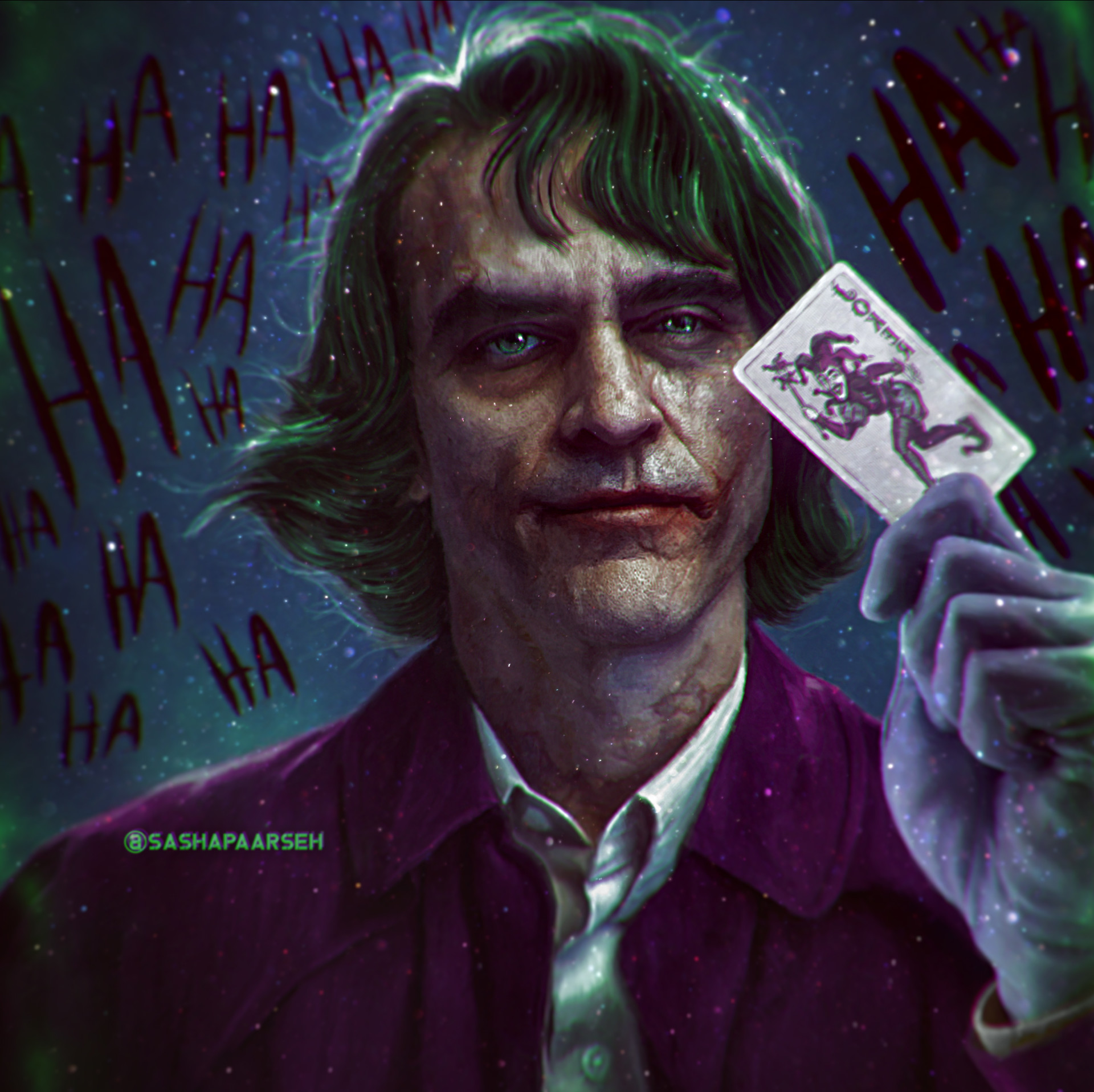 artstation joker joaquin phoenix