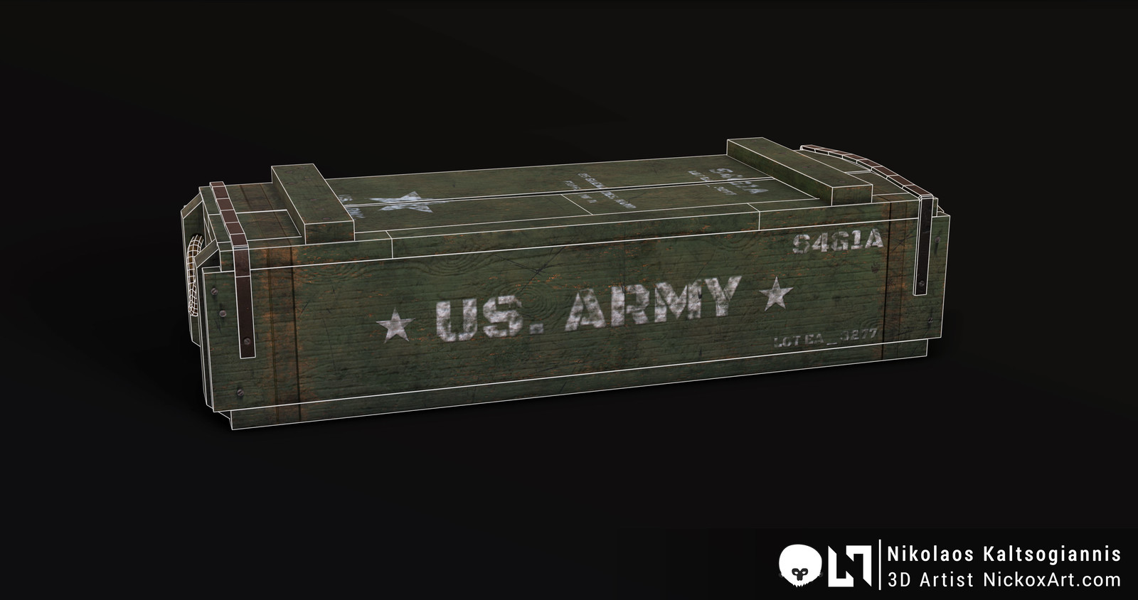 Grenade Crate Wireframe.