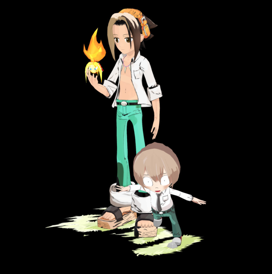Get Wallpaper Artstation Shaman King Diorama Wip Sean Wade For Free