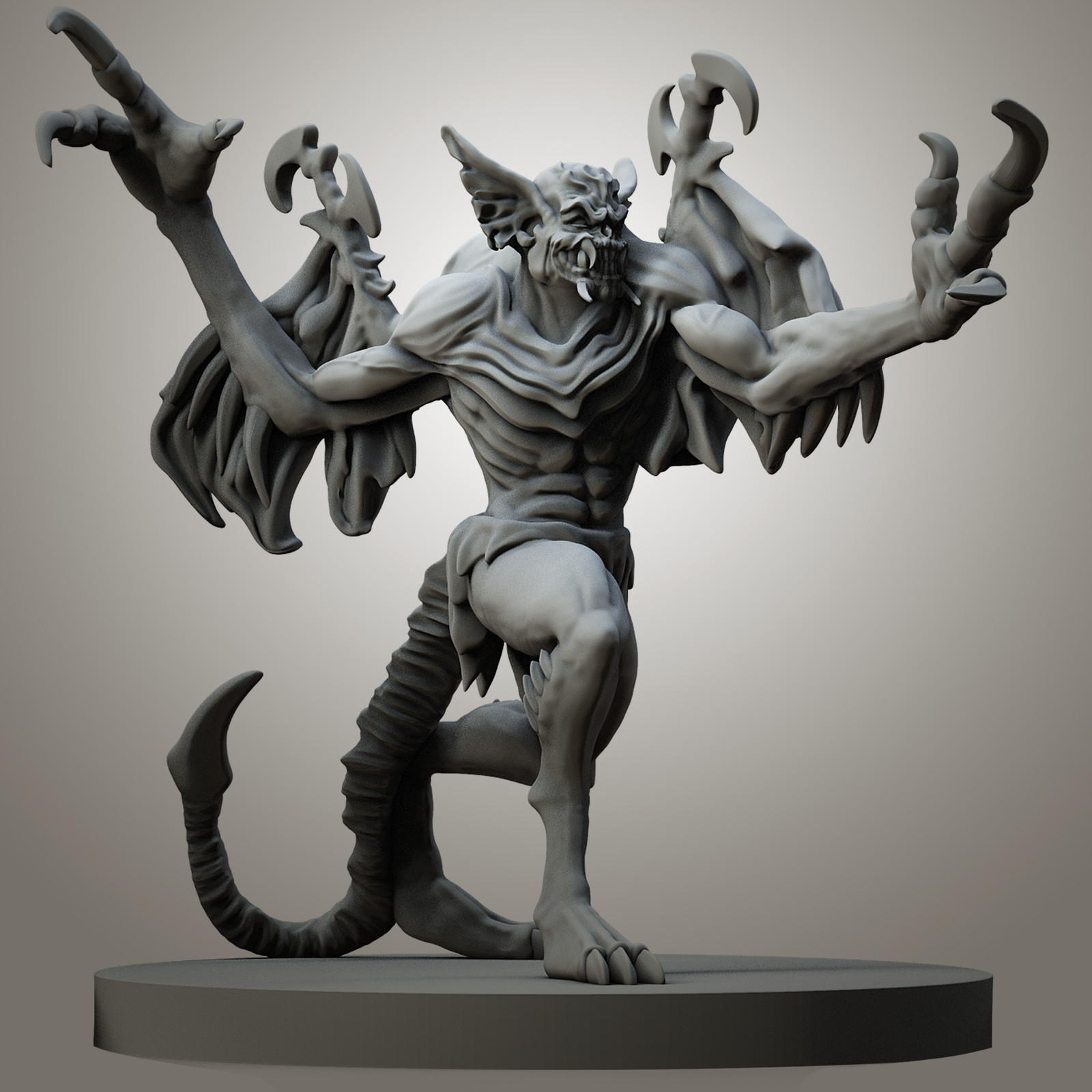Shattered Chaos boardgame miniatures - Bloodghul
