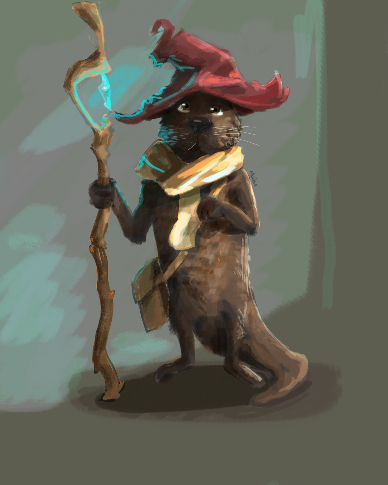 ArtStation Wizard Otter