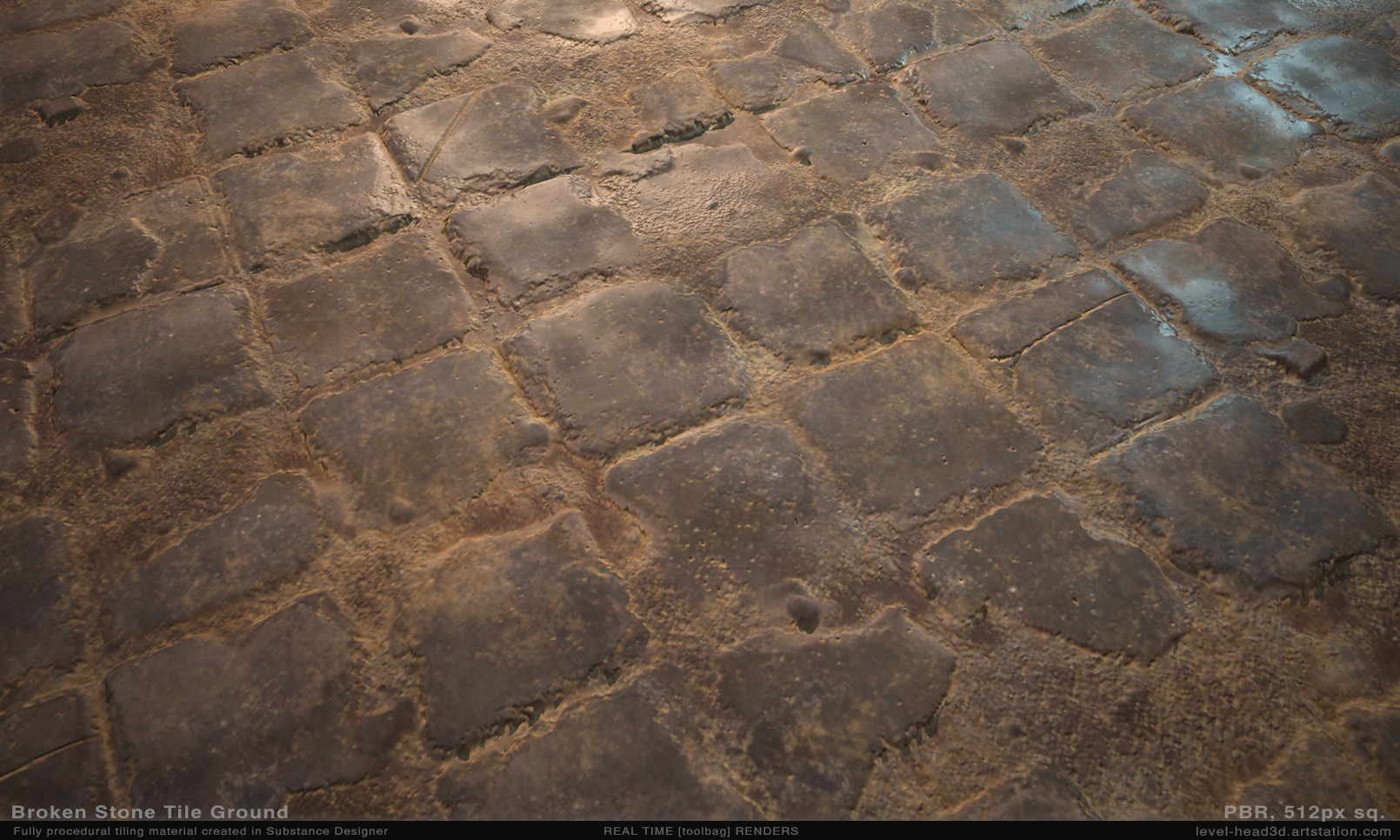 J. Marquis Broken Stone Tile Ground