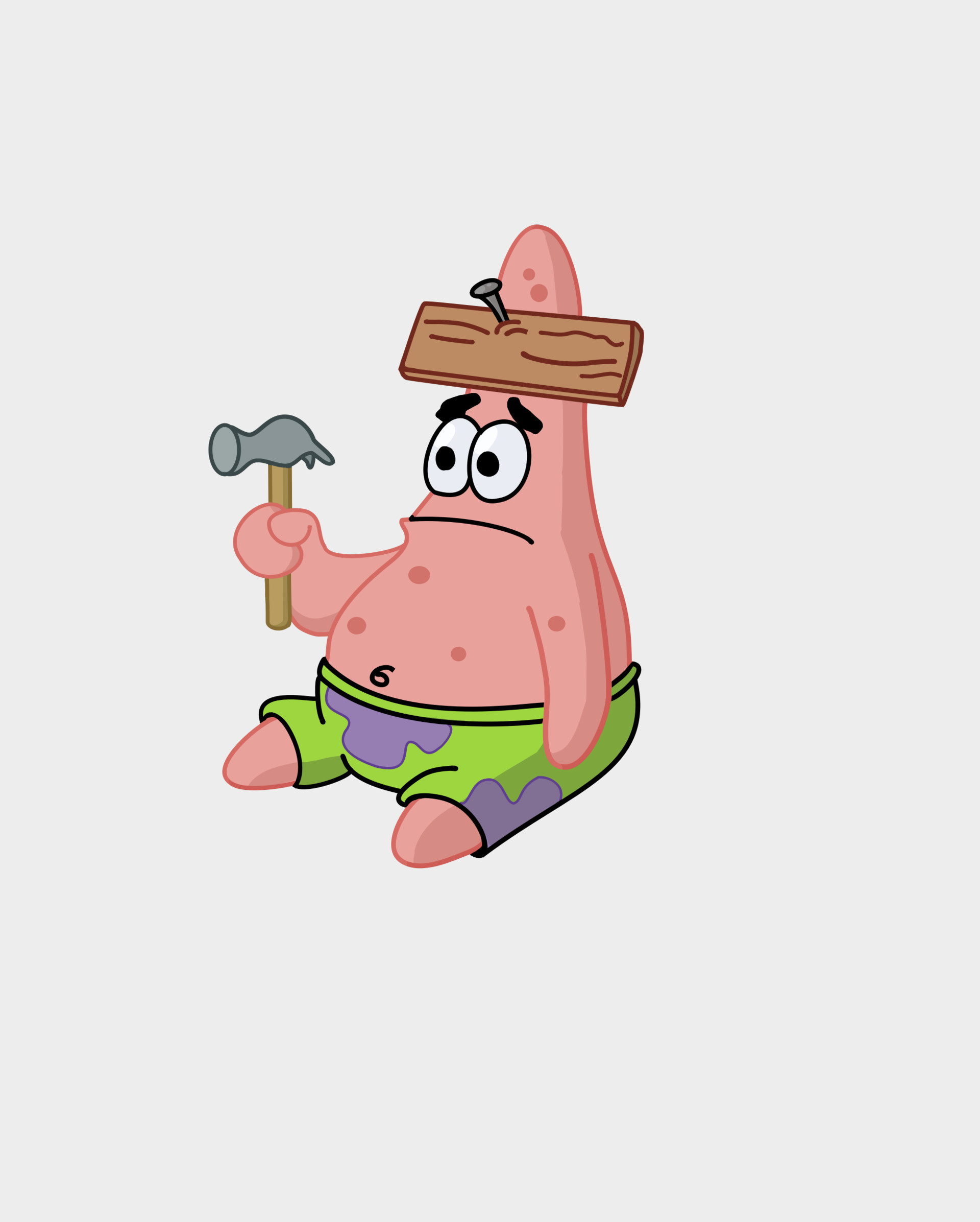 Artstation Patrick Star Illustration Deye
