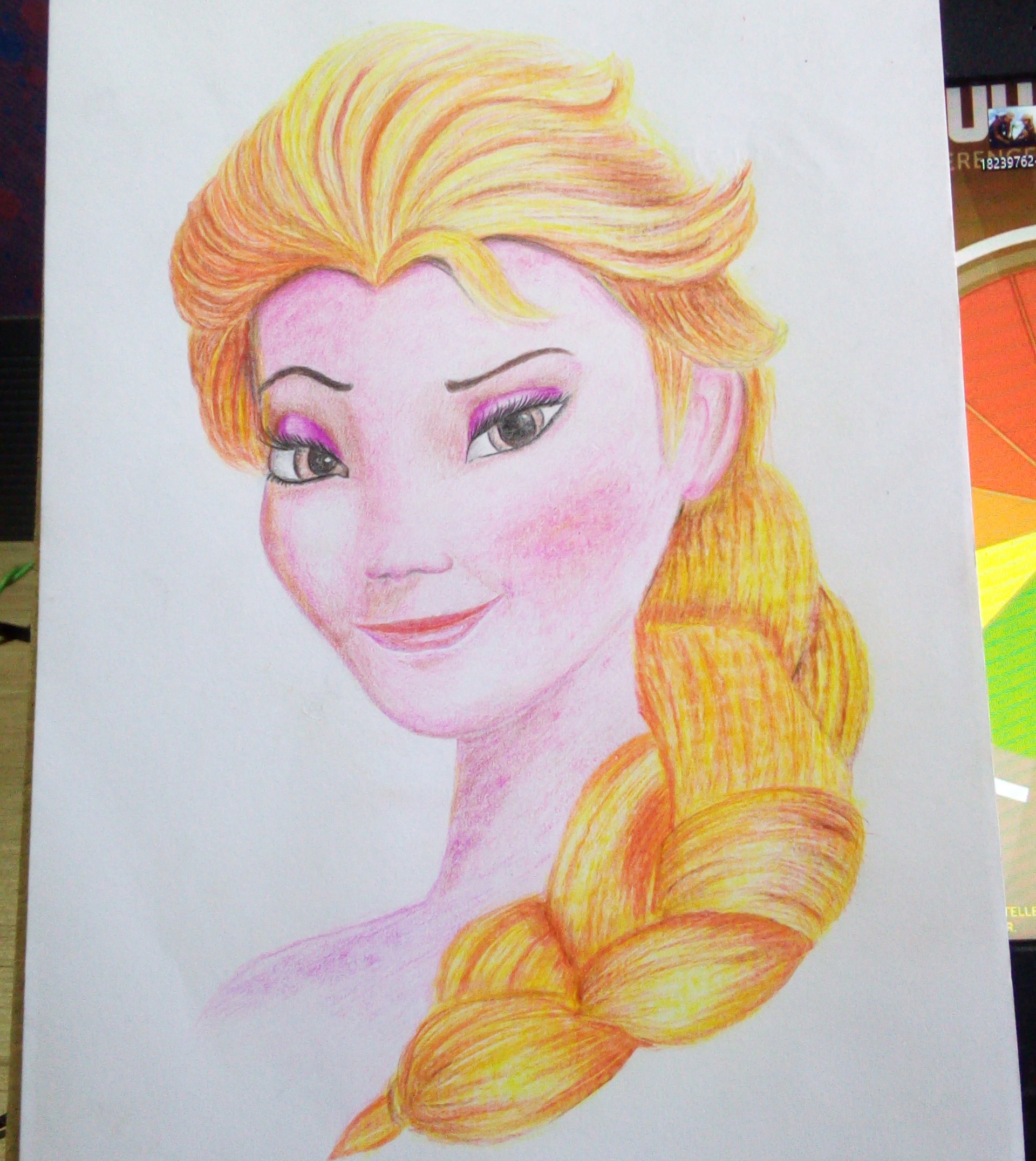 Artstation Pencil Color Sketch Ashish Vishwakarma