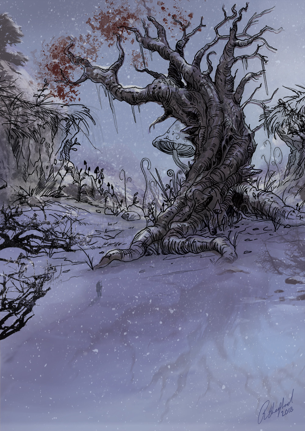 Artstation Winter Willow Rhiannon Shephard