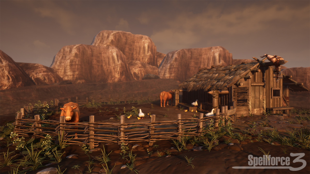 eyj - spellforce fan art for 3d environment hand painted modeling