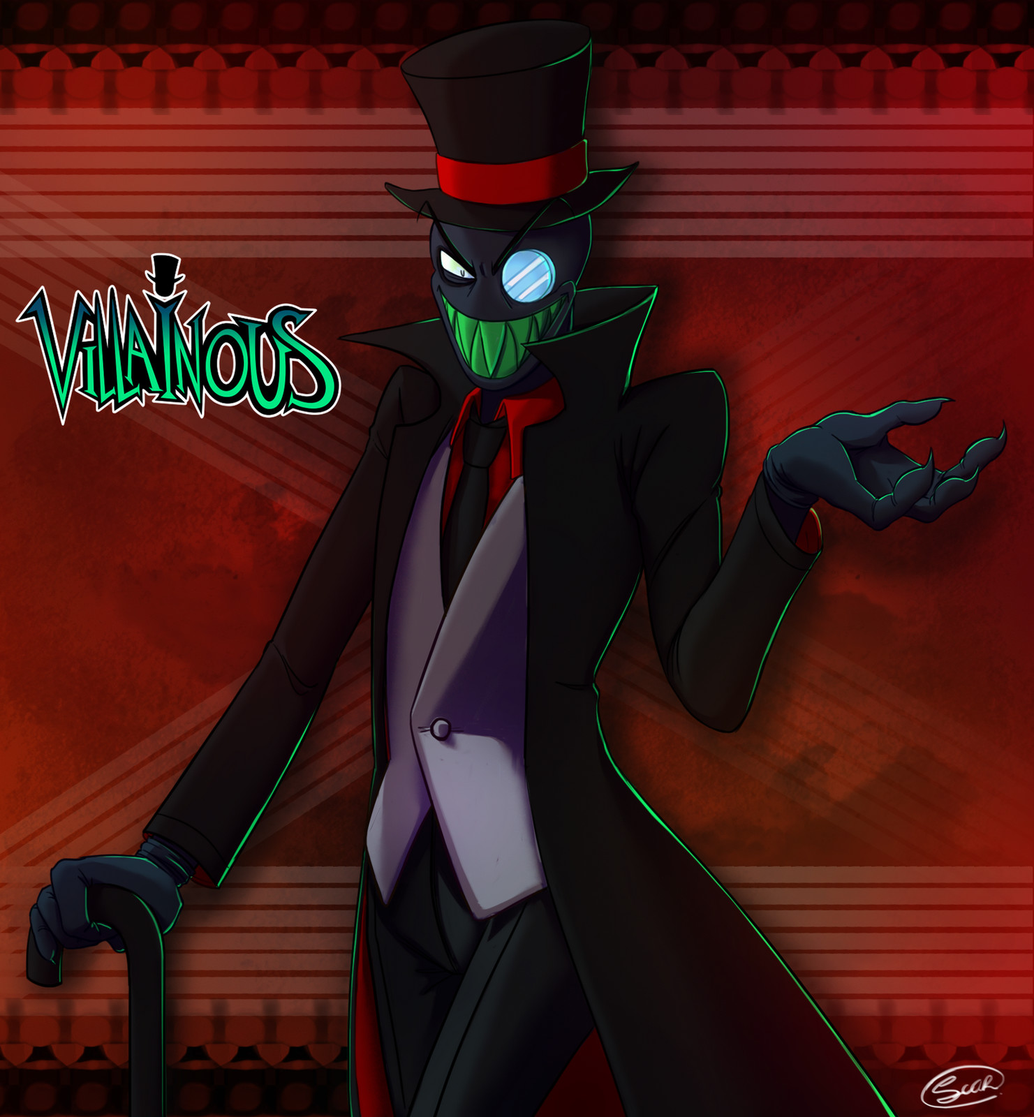𝖡𝖠𝖱𝖱𝖸∙𝖧𝖮𝖲𝖧𝖨𝖭𝖮 - Villainous - Black Hat