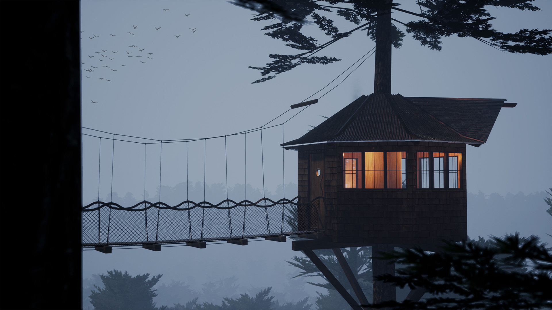 Niko Reschke - The Cinder Cone Tree House (Unreal Engine)