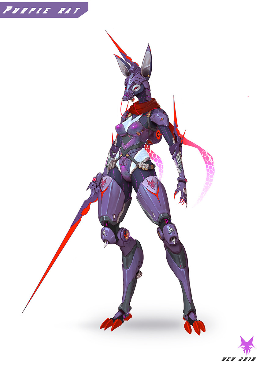 ArtStation - Purple rat