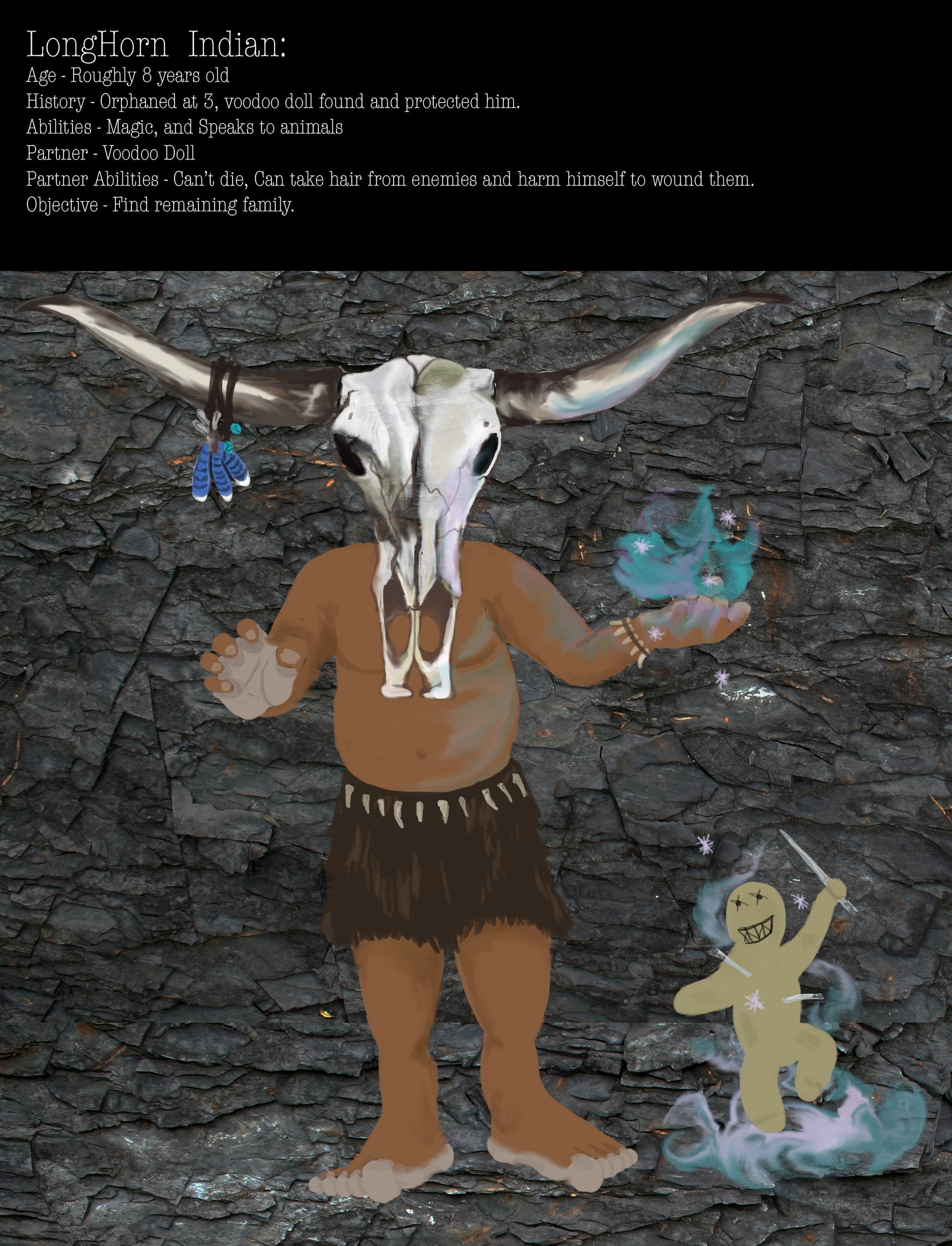 ArtStation Little LongHorn