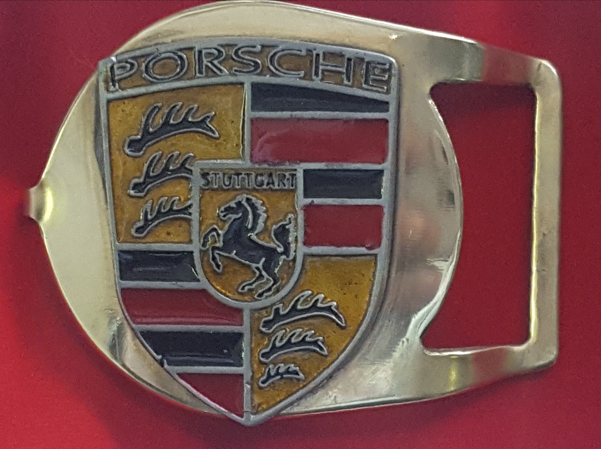 Porsche on sale belt buckle