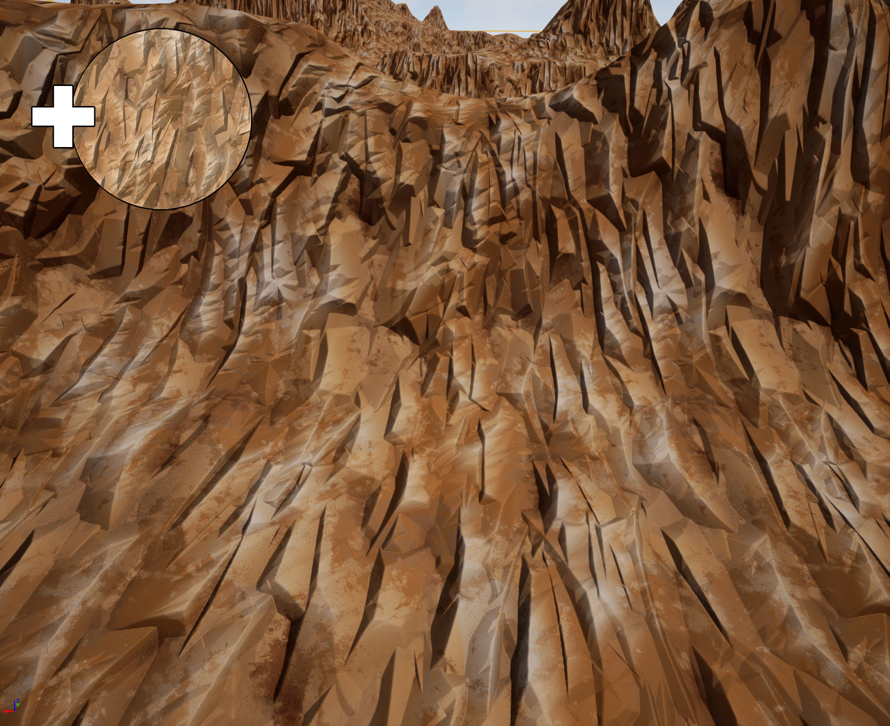 Andrey Litovkin - Sand Rock Material With Blend UE4