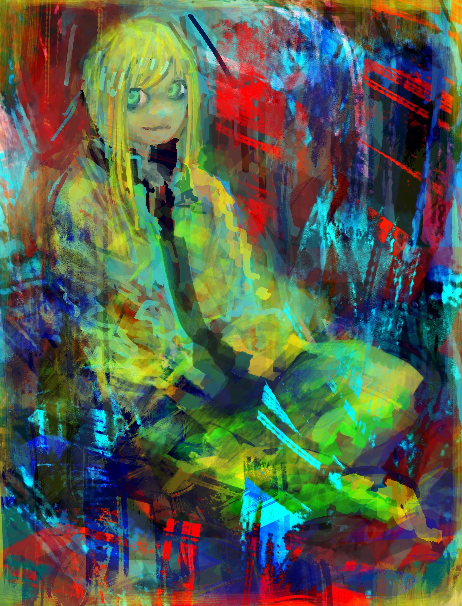 Human sales abstract art