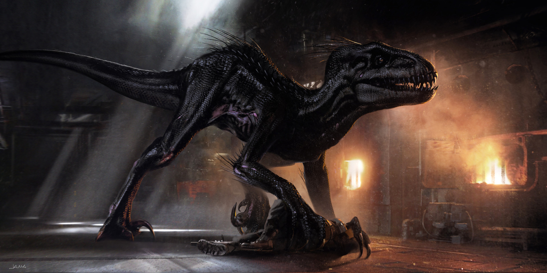 jurassic park fallen kingdom indoraptor