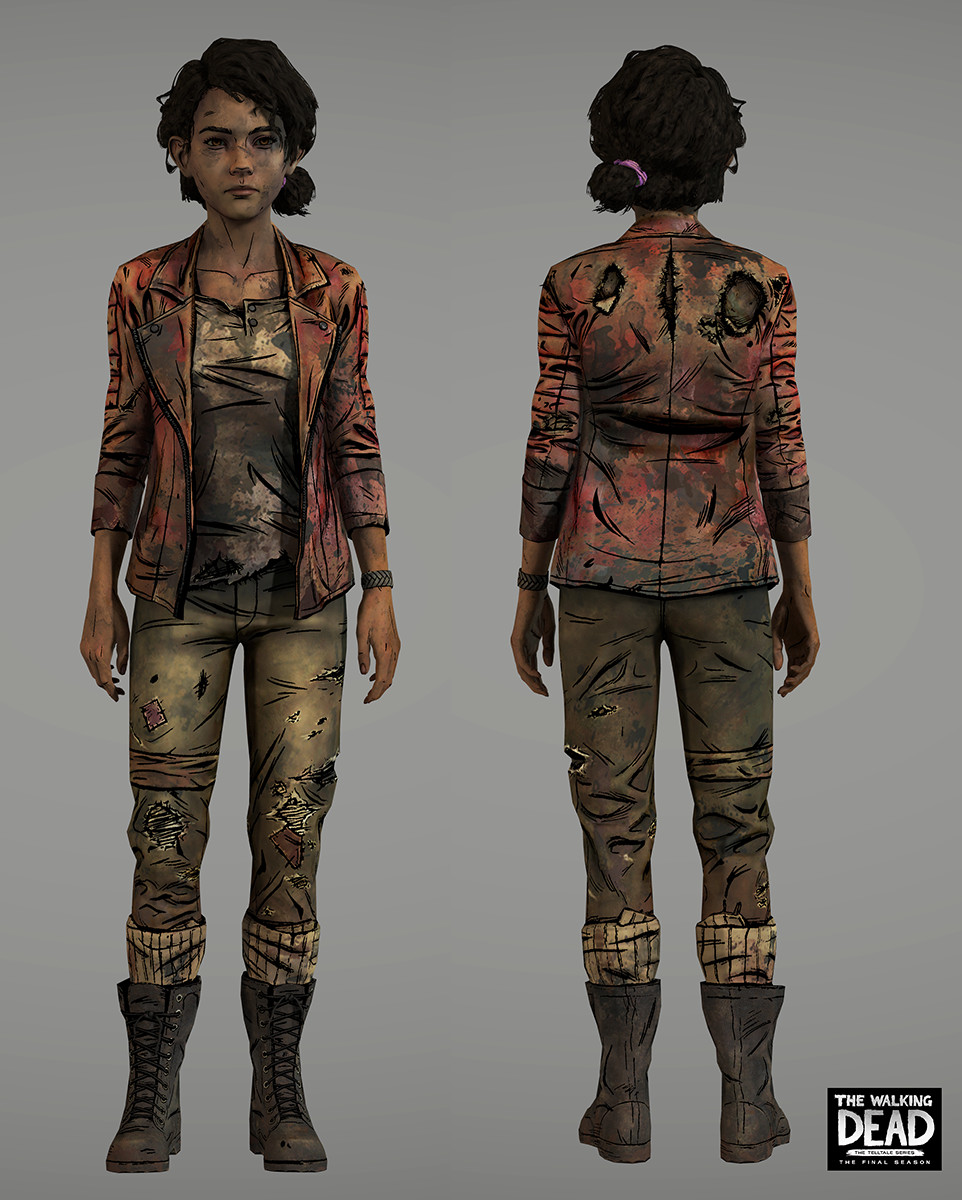 Grace Hsin The Walking Dead The Final Season Clementine textures