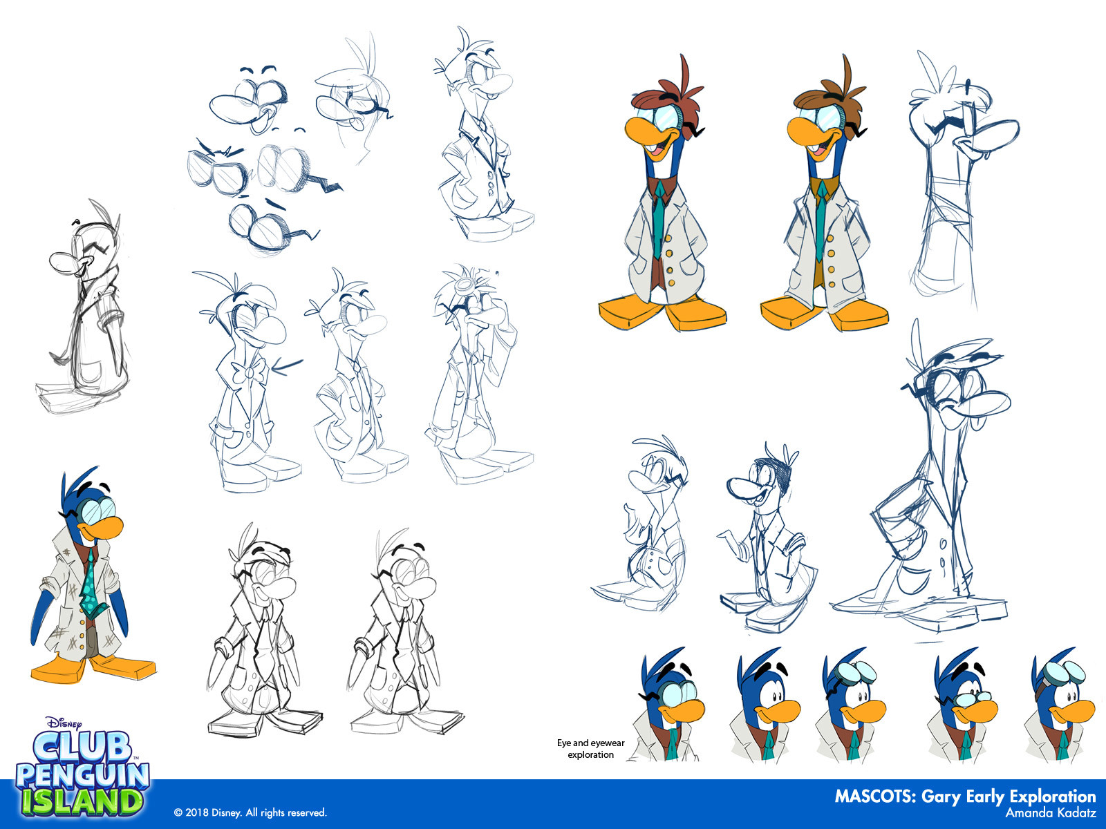 ArtStation - Club Penguin Island: Character Design
