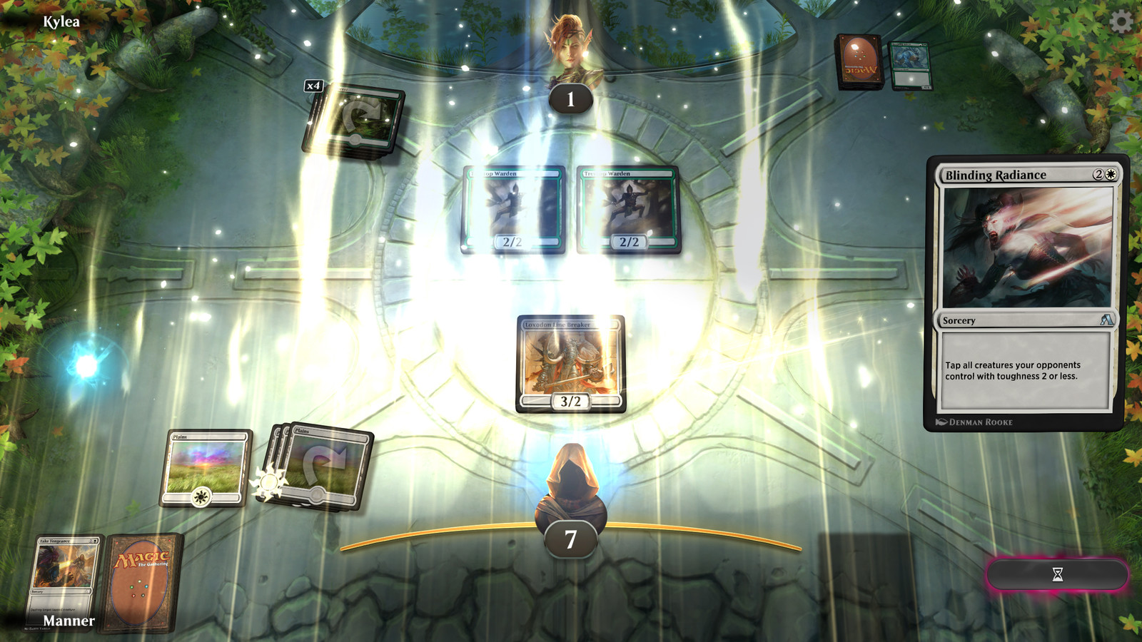 Blinding Radiance in Action