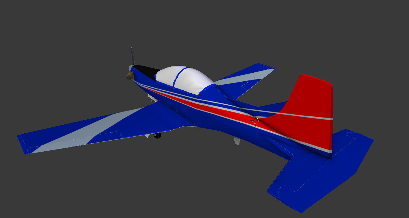 Artstation Pilatus Pc 7 Low Poly 3d Model Saurav Chordia