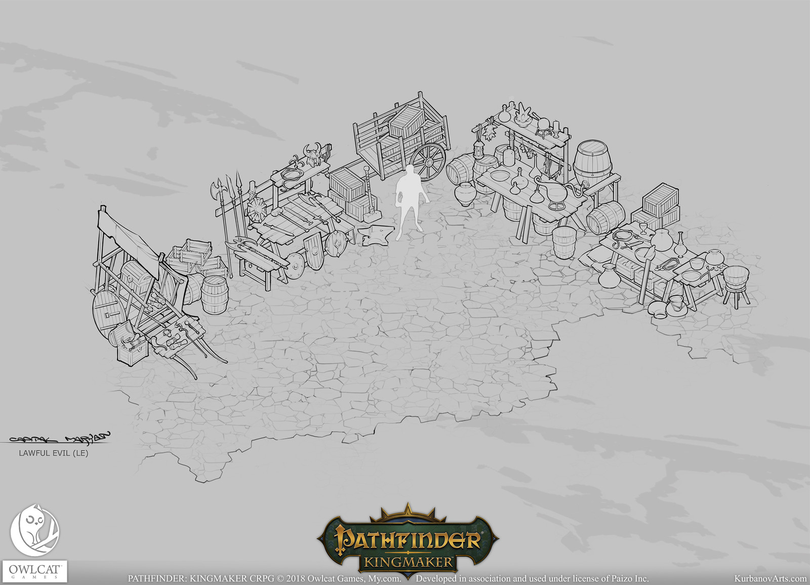 Замок лезвий pathfinder kingmaker карта
