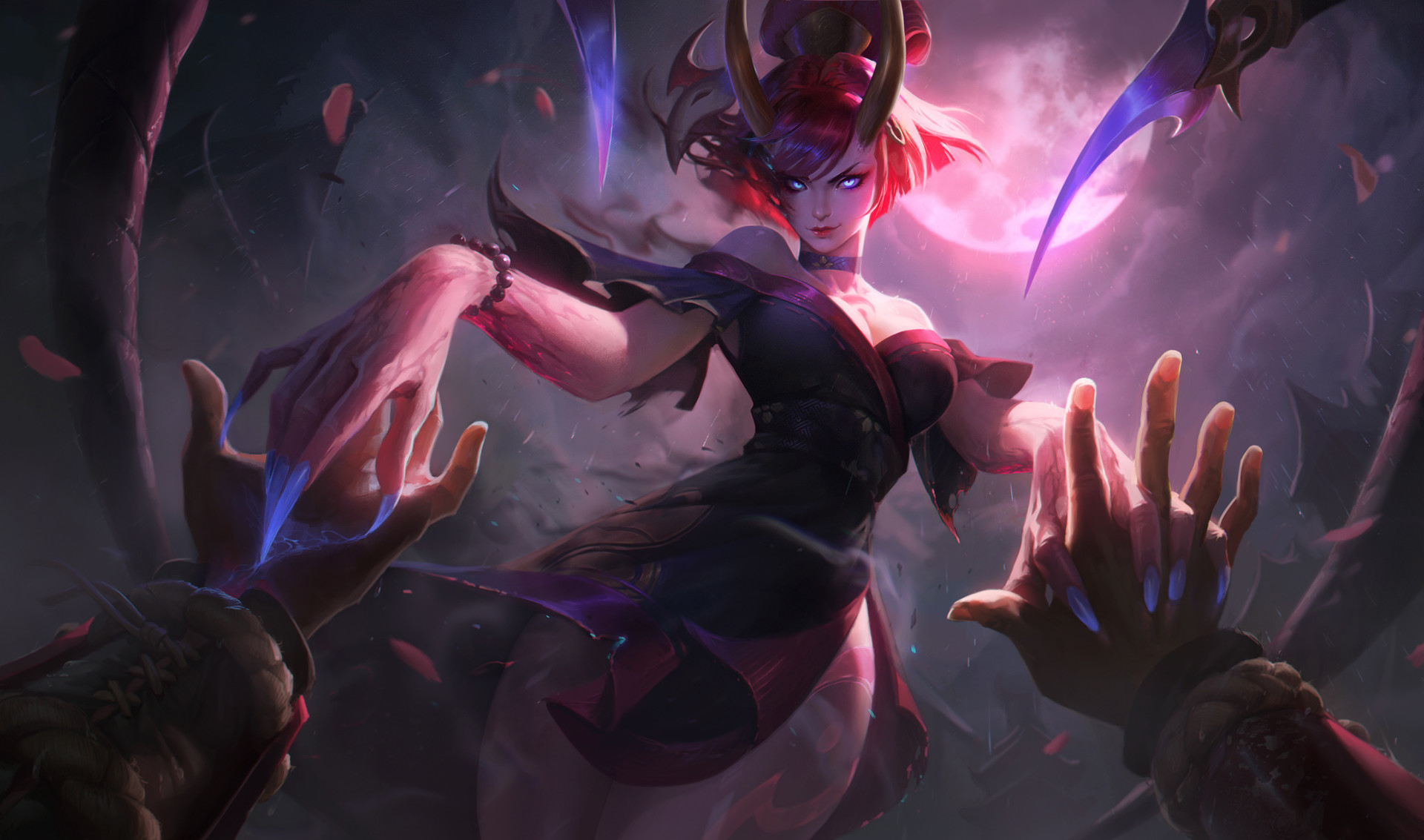 artstation blood moon evelynn esben
