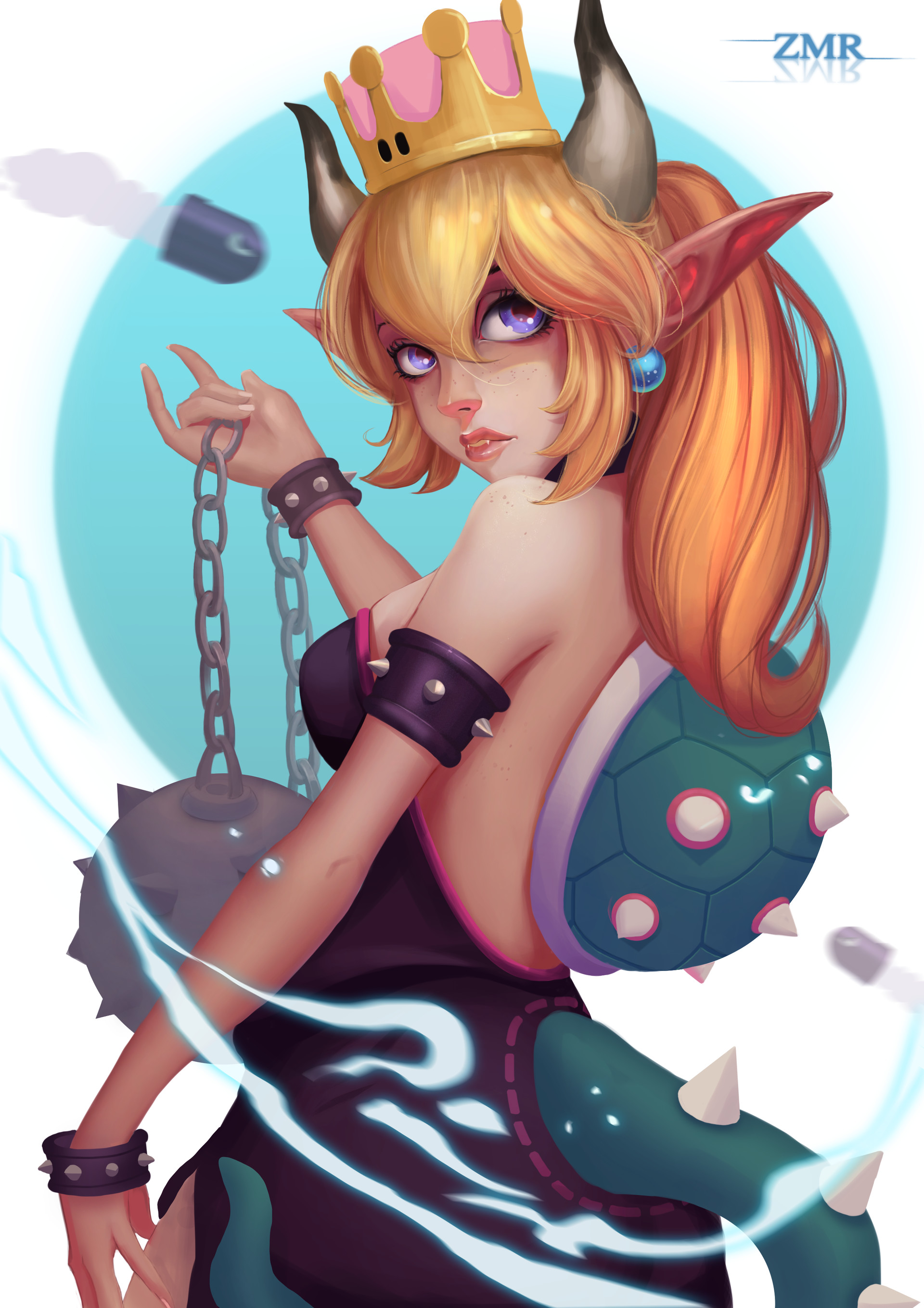 Artstation Bowsette Fanart Ren Draw Studio Bowsette by olchas on deviantart. bowsette fanart ren draw studio