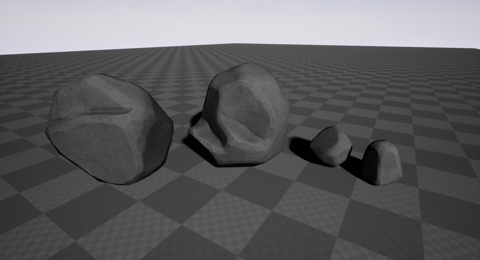 Smaller single rocks