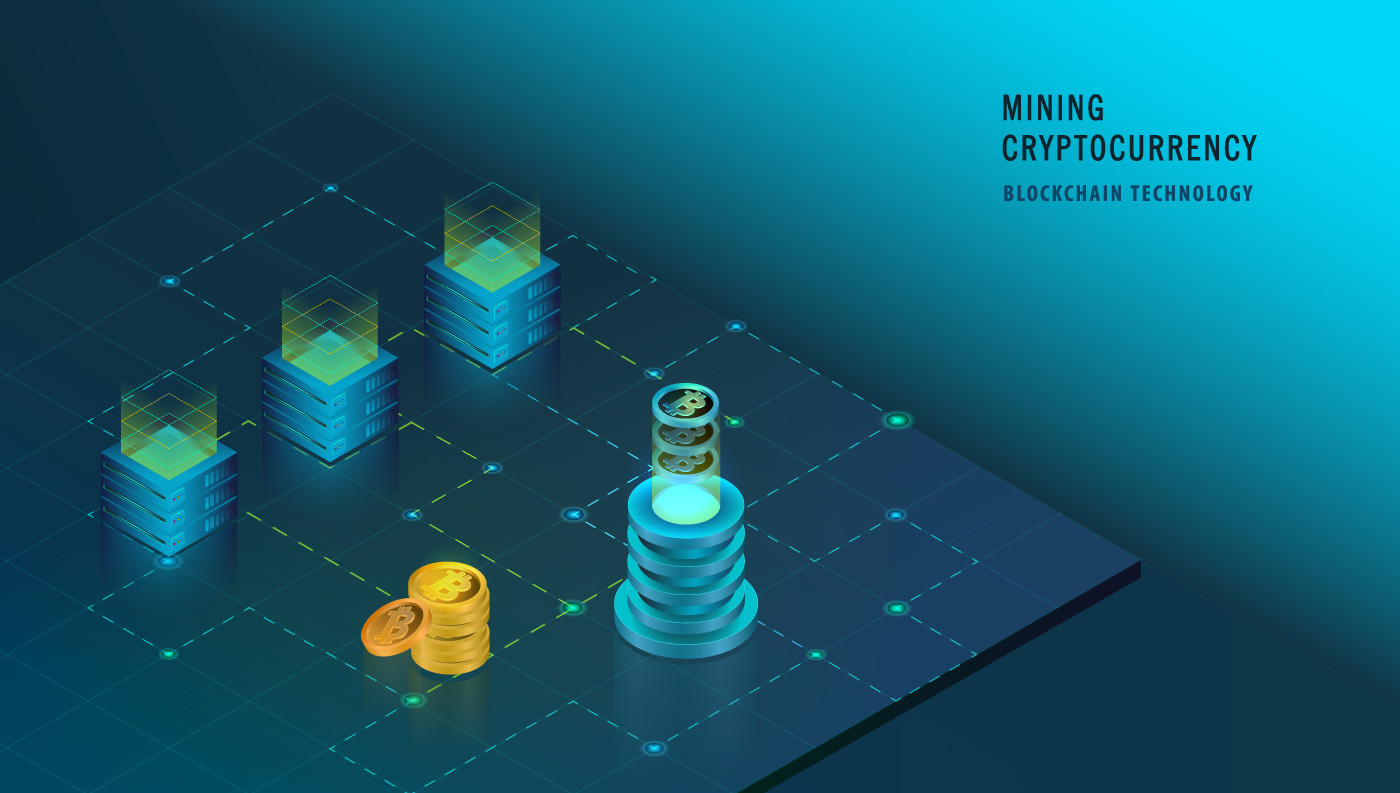 What Is Blockchain And What Is Mining? - Cryptocurrency Mining Blockchain 3d Banner Vector Image - A blockchain is a growing list of records, called blocks, that are linked using cryptography.