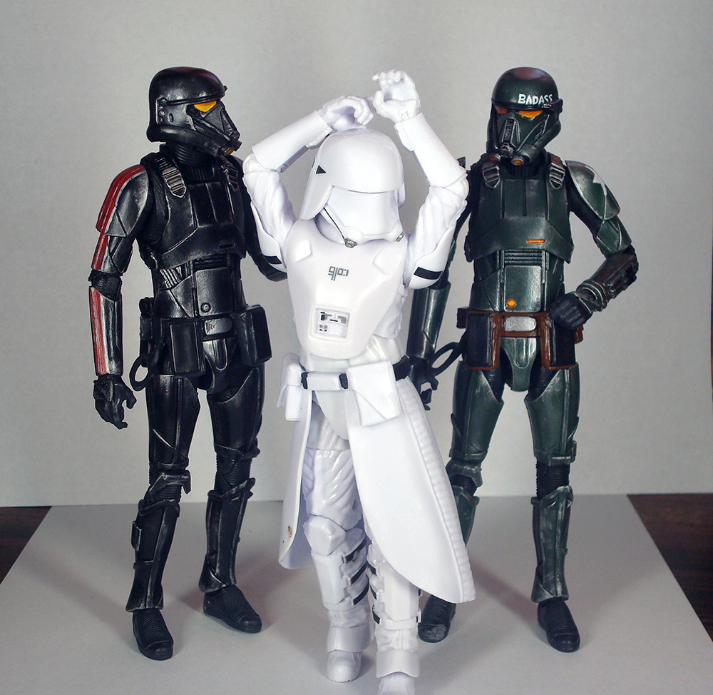 "I really wish I had a blaster right now."