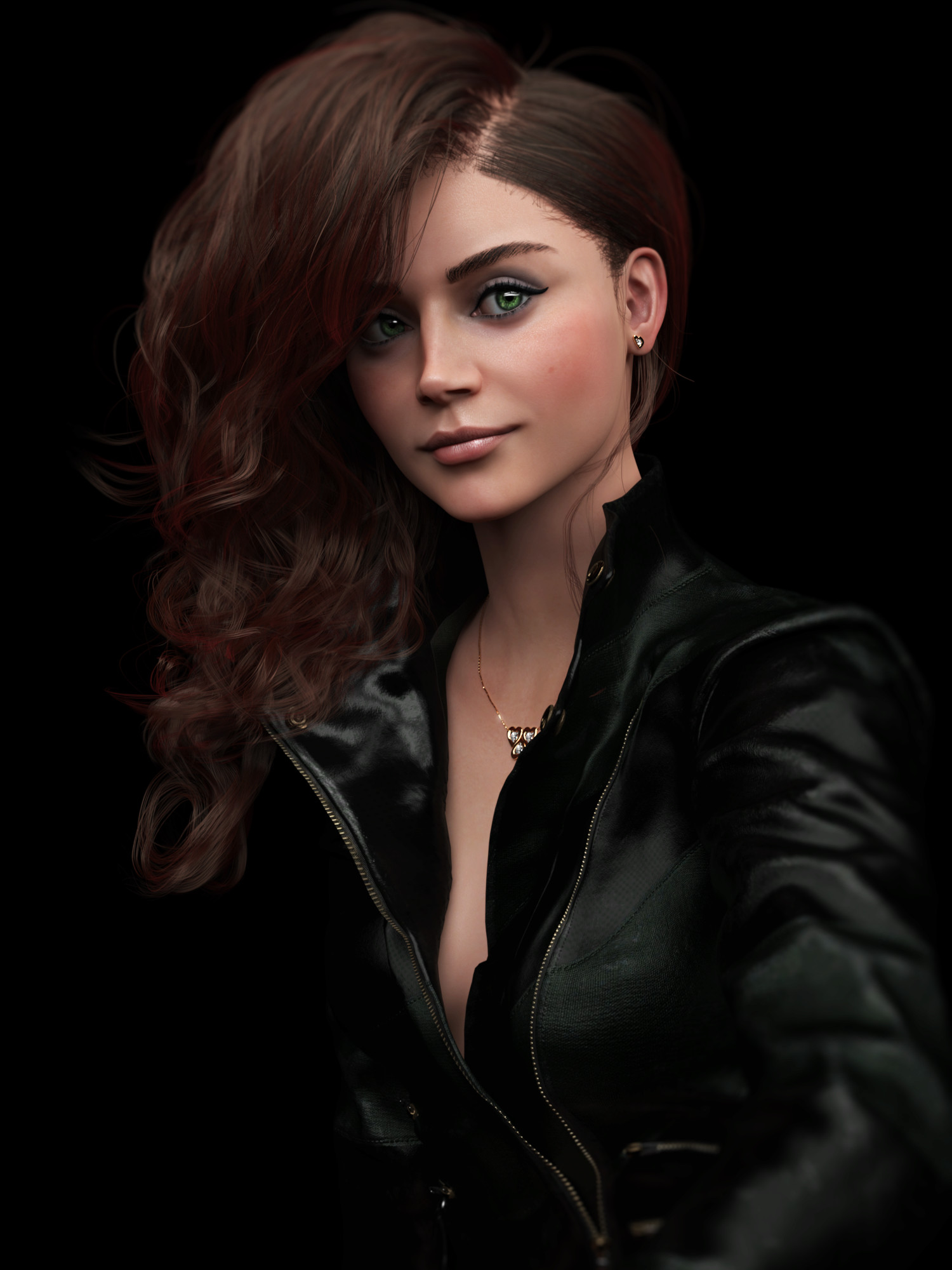 ArtStation - ~ Eyes of Emerald Green