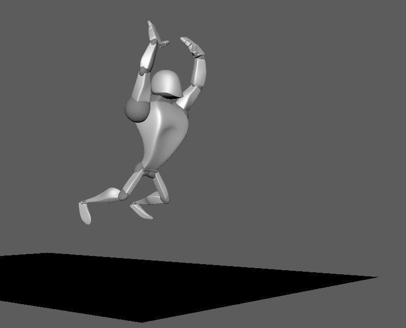 Aiden Clasky - Jump, motion and weight animation.