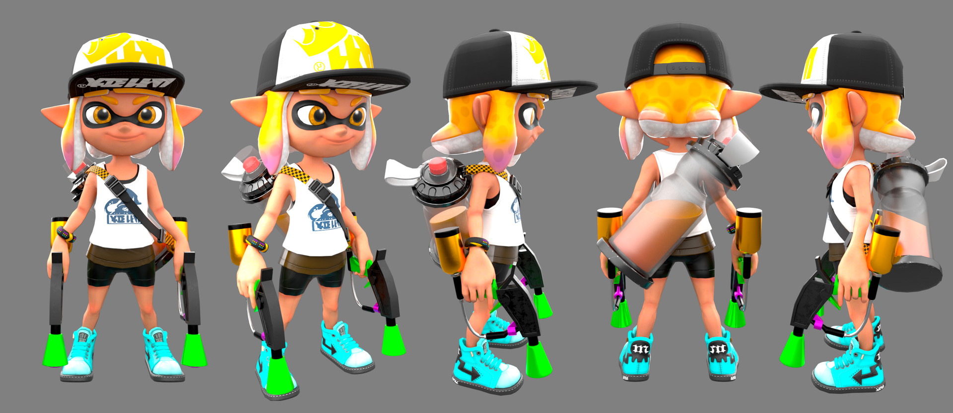 Artstation Splatoon 2 Character Fanart Kyung Bo Lee