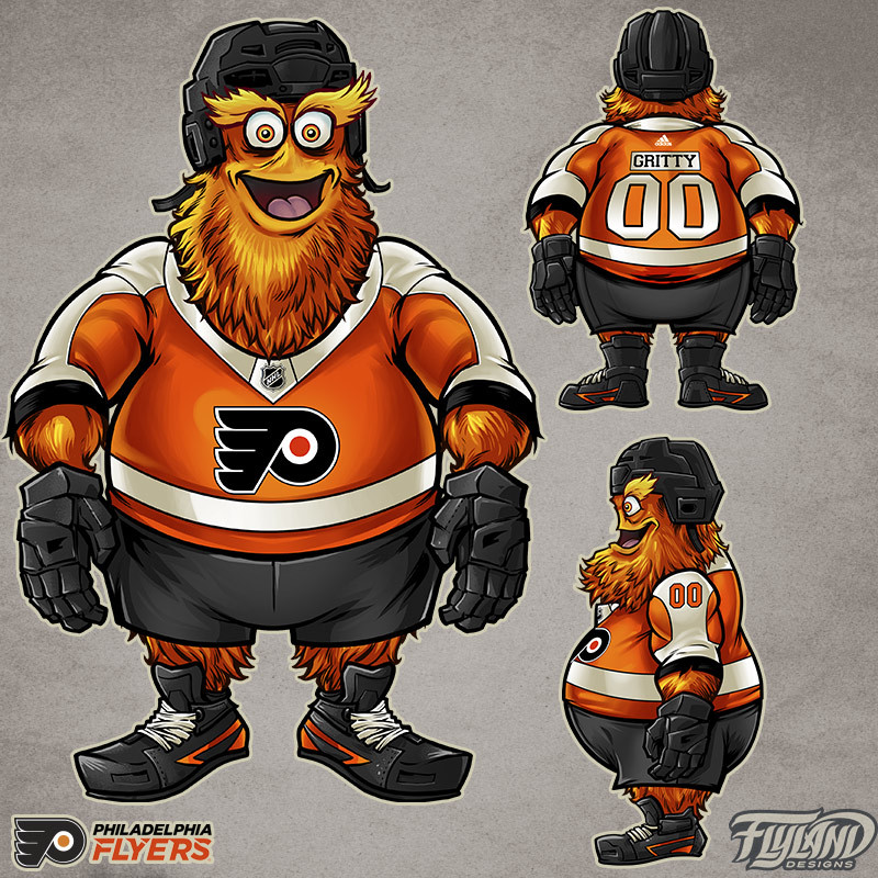 Philadelphia Flyers Mascot - Gritty 