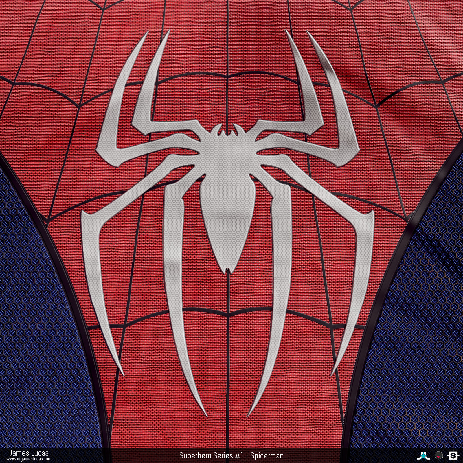 James Lucas - Texture Artist - Superhero Series #1 - Spiderman