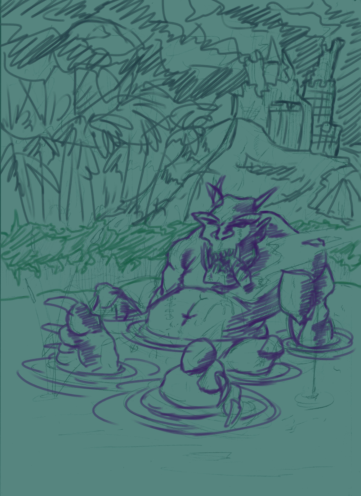 Rough pencil