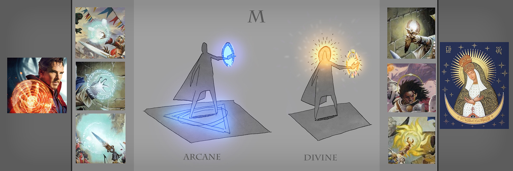the difference between Arcane and Divine Magic