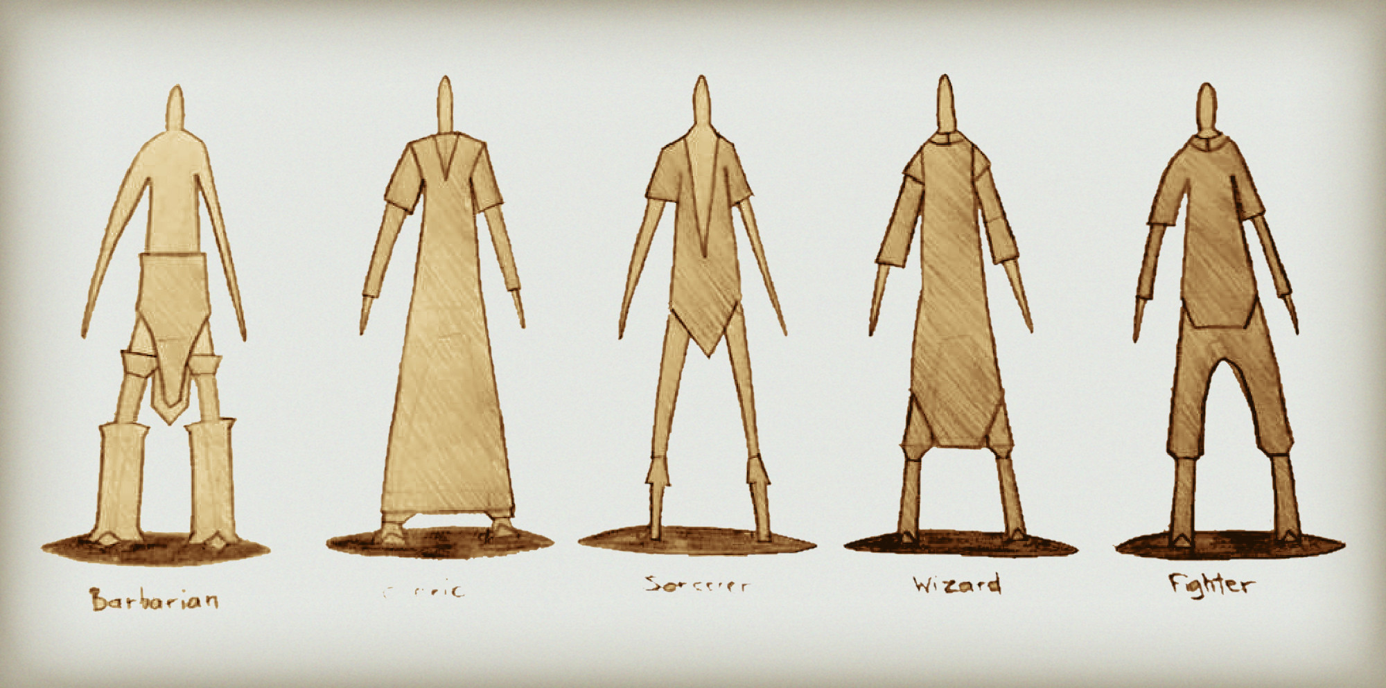 Equipment design A difference of contours of different classes