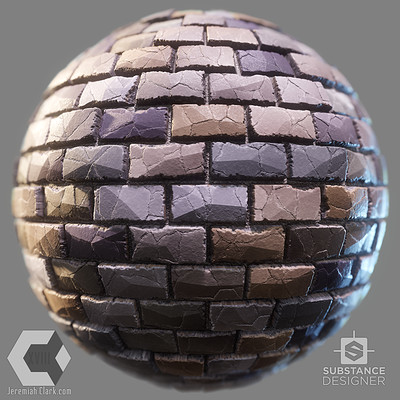 Stylized Stone Wall Substance (fully procedural with exposed options)