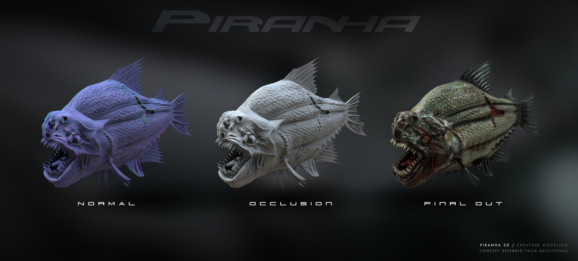 Navin Jude Piranha 3d Model By Navinjude 1438 x 1080 jpeg 166 кб. navin jude piranha 3d model by