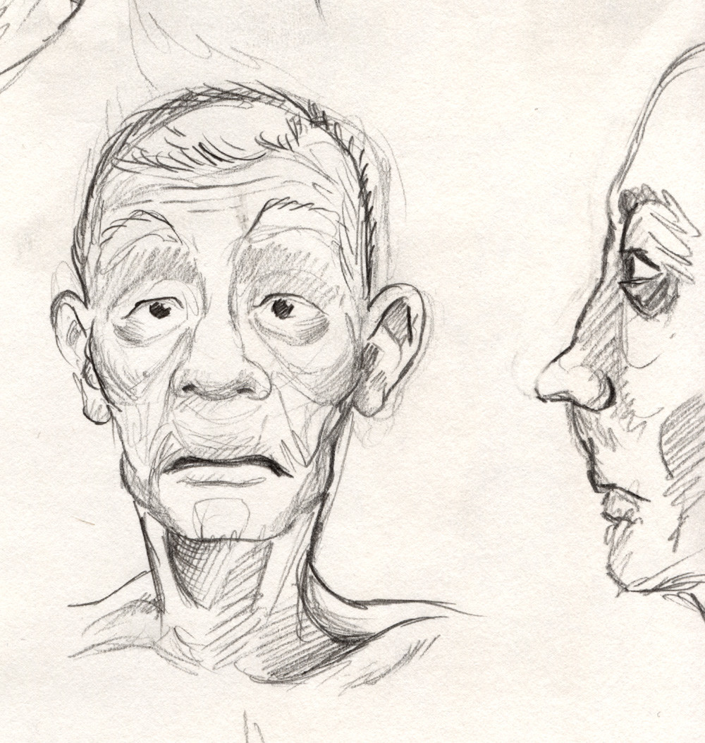 Facial concept doodle